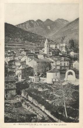 CPA FRANCE 06 " Moulinet, Vue générale"