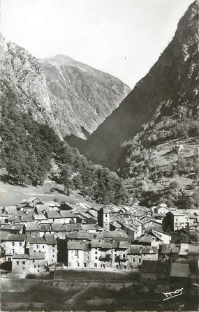 CPSM FRANCE 06 " Isola, Vue générale et Vallée Chastillon"