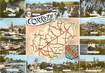 / CPSM FRANCE 19 "Correze" /  CARTE GEOGRAPHIQUE