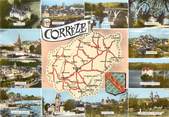 19 Correze / CPSM FRANCE 19 "Correze" /  CARTE GEOGRAPHIQUE