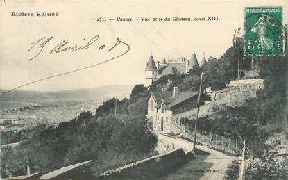 CPA FRANCE 06 " Cannes, Vue prise du Château Louis XIII"
