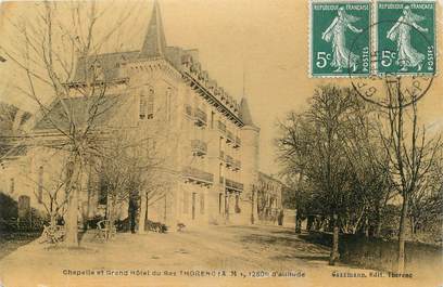 CPA FRANCE 06 " Thorenc, Chapelle et Grand Hôtel"