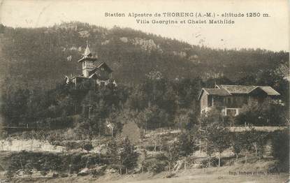 CPA FRANCE 06 " Thorenc, Villa Georgina et Chalet Mathilde"