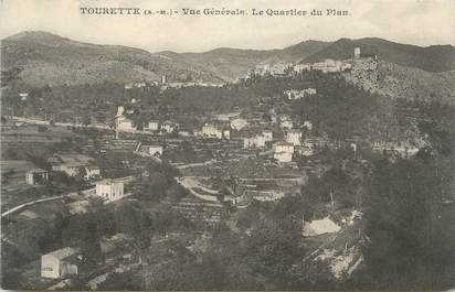 CPA FRANCE 06 " Tourrettes sur Loup, Vue générale , le Quartier du Plan"