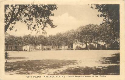 CPA FRANCE 06 " Vallauris, Place Jacques Cavasse et les écoles"