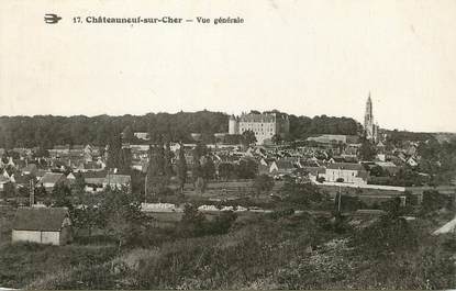 / CPA FRANCE 18 "Chateauneuf sur Cher, vue générale"