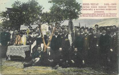 CPA SERBIE "Commémoration du soulèvement serbe contre les Turcs 1804/1813, les Héros de la Révolte"