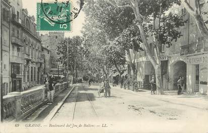 CPA FRANCE 06 " Grasse, Boulevard du Jeu de Ballon"