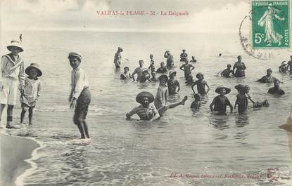 / CPA FRANCE 34 "Valras la plage, la Baignade"