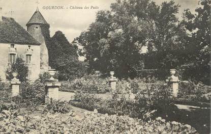 CPA FRANCE 06 " Gourdon, Château des puits"