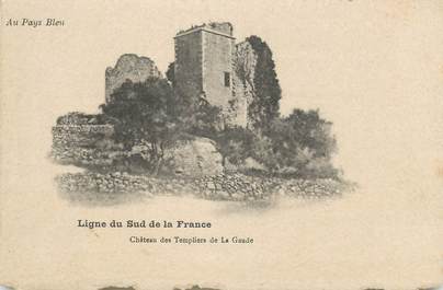 CPA FRANCE 06 " La Gaude, Le château des templiers"