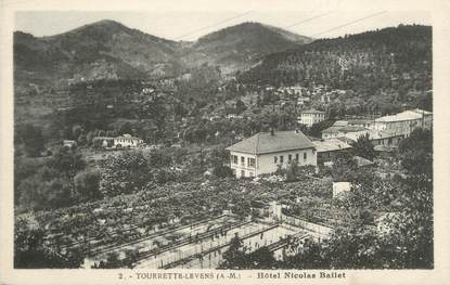 CPA FRANCE 06 " Tourrette-Levens, Hôtel Nicolas Bailet"