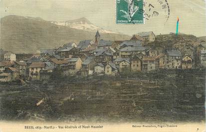 CPA FRANCE 06 " Beuil, Vue générale et Mont Maunier"