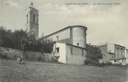 CPA FRANCE 06 "La Colle sur Loup, L'église"