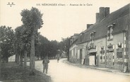 18 Cher / CPA FRANCE 18 "Nérondes, avenue de la gare"