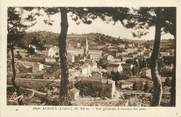 48 Lozere / CPA FRANCE 48 "Auroux, vue générale à travers les pins"