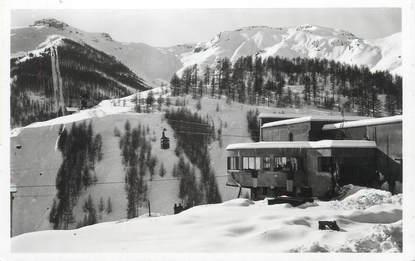 CPSM FRANCE 06 " Auron, Le téléphérique et Cîme de Las Donnas"