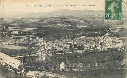 / CPA FRANCE 48 "Le Malzieu Ville, vue générale"