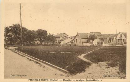 CPA FRANCE 69 "Pierre Bénite, Quartier des anciens combattants"