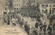 90 Territoire De Belfort / CPA FRANCE 90 "Giromagny, octobre 1913, le 1er bataillon du 42ème régiment d'infanterie" / MILITAIRE