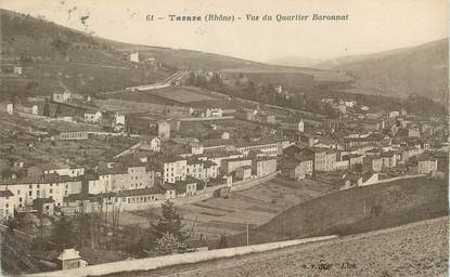 CPA FRANCE 69 "Tarare, Vue du Quartier Baronnat"