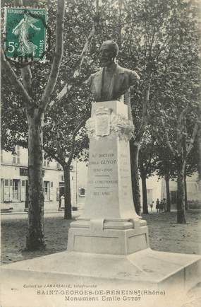 CPA FRANCE 69 " St Georges de Reneins, Monument Emile Guyot"