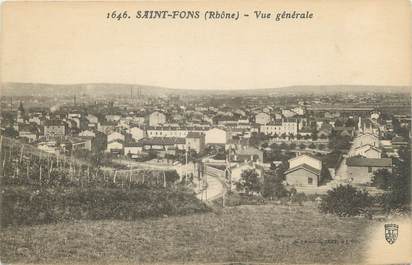 CPA FRANCE 69 " St Fons, Vue générale"