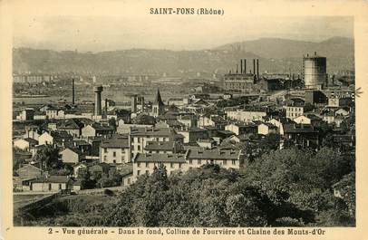 CPA FRANCE 69 " St Fons, Vue générale"