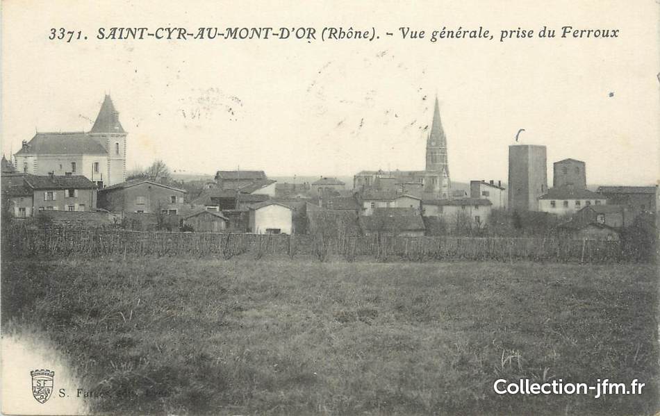 Cpa France 69 St Cyr Au Mont Dor Vue Générale Prise Du Ferroux