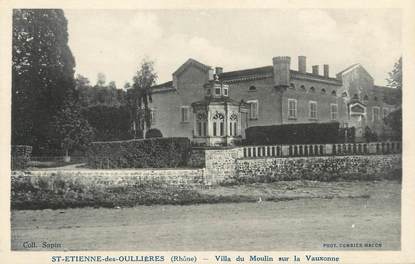 CPA FRANCE 69 " St Etienne des Oullières, Villa du Moulin sur la Vauxonne"