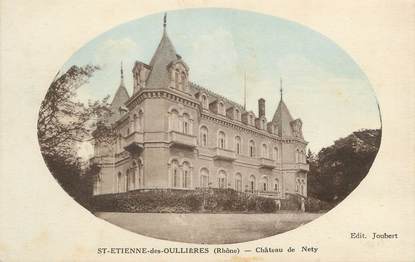 CPA FRANCE 69 " St Etienne des Oullières, Château de Nety"