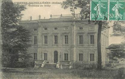 CPA FRANCE 69 " St Etienne des Oullières, Château de Milly"