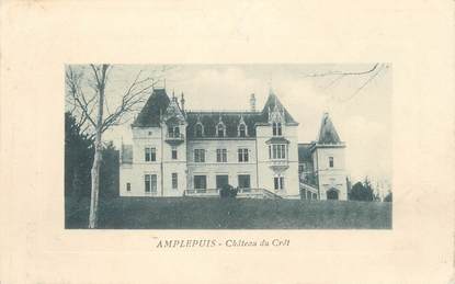 CPA FRANCE 69 " Amplepluis, Château du Crêt"