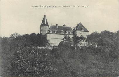 CPA FRANCE 69 " Proprières, Château de la Farge"