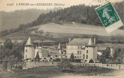 CPA FRANCE 69 " Lamure sur Azergues, Château de Pramenoux"