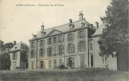 CPA FRANCE 69 " Anse, Château de St Trys"