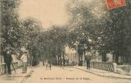 01 Ain / CPA FRANCE 01 "Montluel, avenue de la gare"