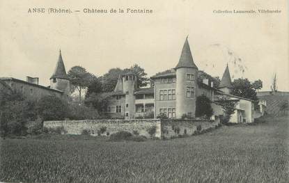 CPA FRANCE 69 " Anse, Château de la Fontaine"