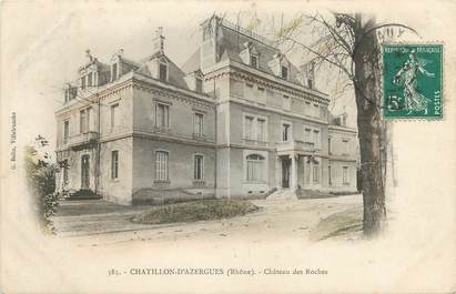 CPA FRANCE 69 " Chatillon d'Azergues, Château des Roches"
