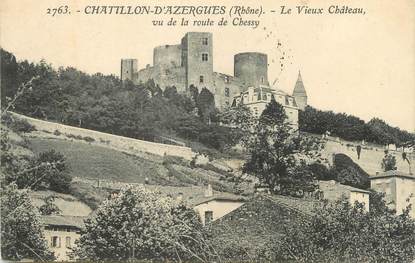 CPA FRANCE 69 " Chatillon d'Azergues, Le vieux château"