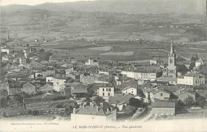 CPA FRANCE 69 " Le Bois d'Oingt, Vue générale"