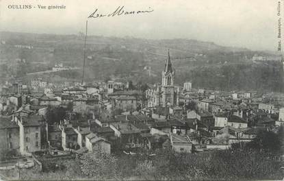 CPA FRANCE 69 " Oullins, Vue générale"