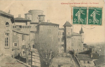/ CPA FRANCE 69 "Chessy les Mines,, le château"