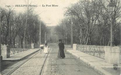 CPA FRANCE 69 " Oullins, Le pont blanc"