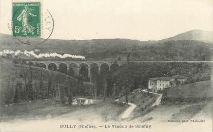 CPA FRANCE 69 " Bully, Le Viaduc de Solémy"
