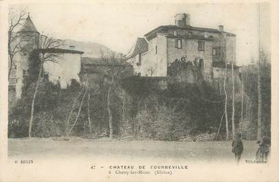 CPA FRANCE 69 " Courbeville, Le château"