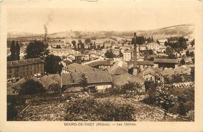 CPA FRANCE 69 " Bourg de Thizy, Les usines"