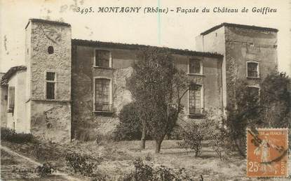CPA FRANCE 69 " Montagny,, Façade du Château de Goiffieu"