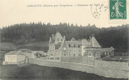 CPA FRANCE 69 " Azolette, Château de Crot"