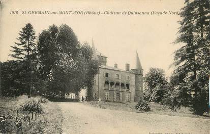 / CPA FRANCE 69 "Saint Germain au Mont d'Or, château de Quinsonna"
